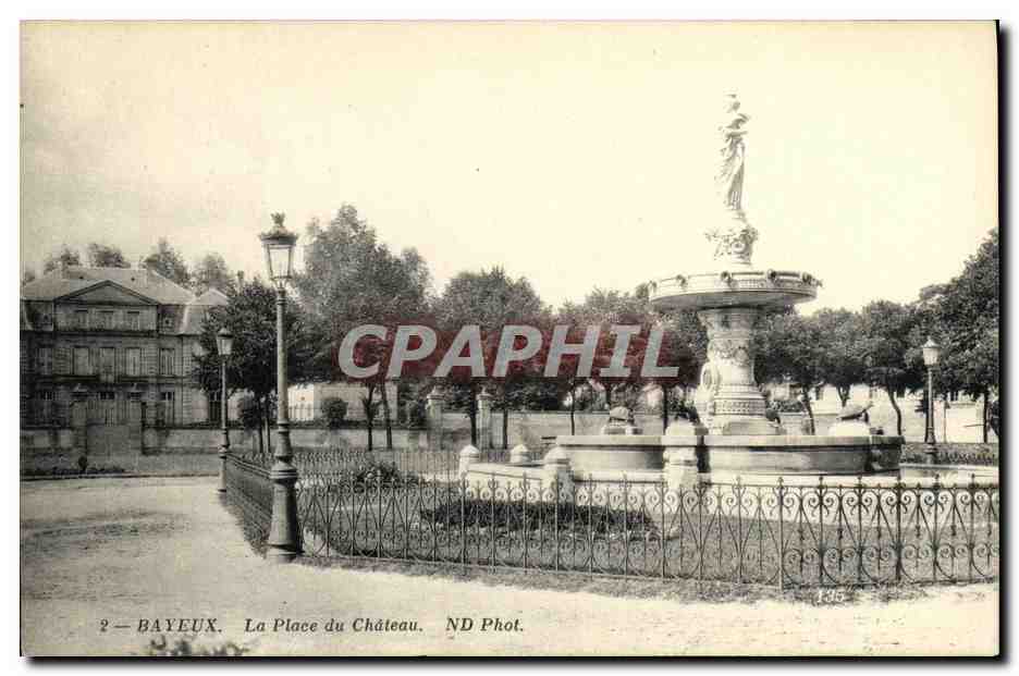 CPA Bayeux La Place du Chateau 