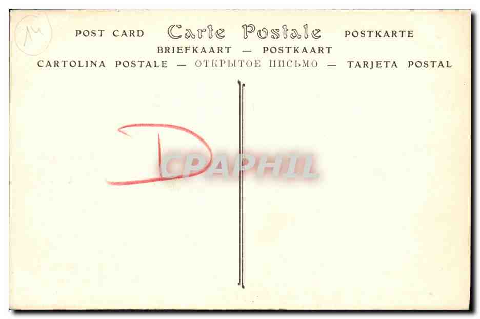 CPA Bayeux La Place du Chateau  — Rückseite