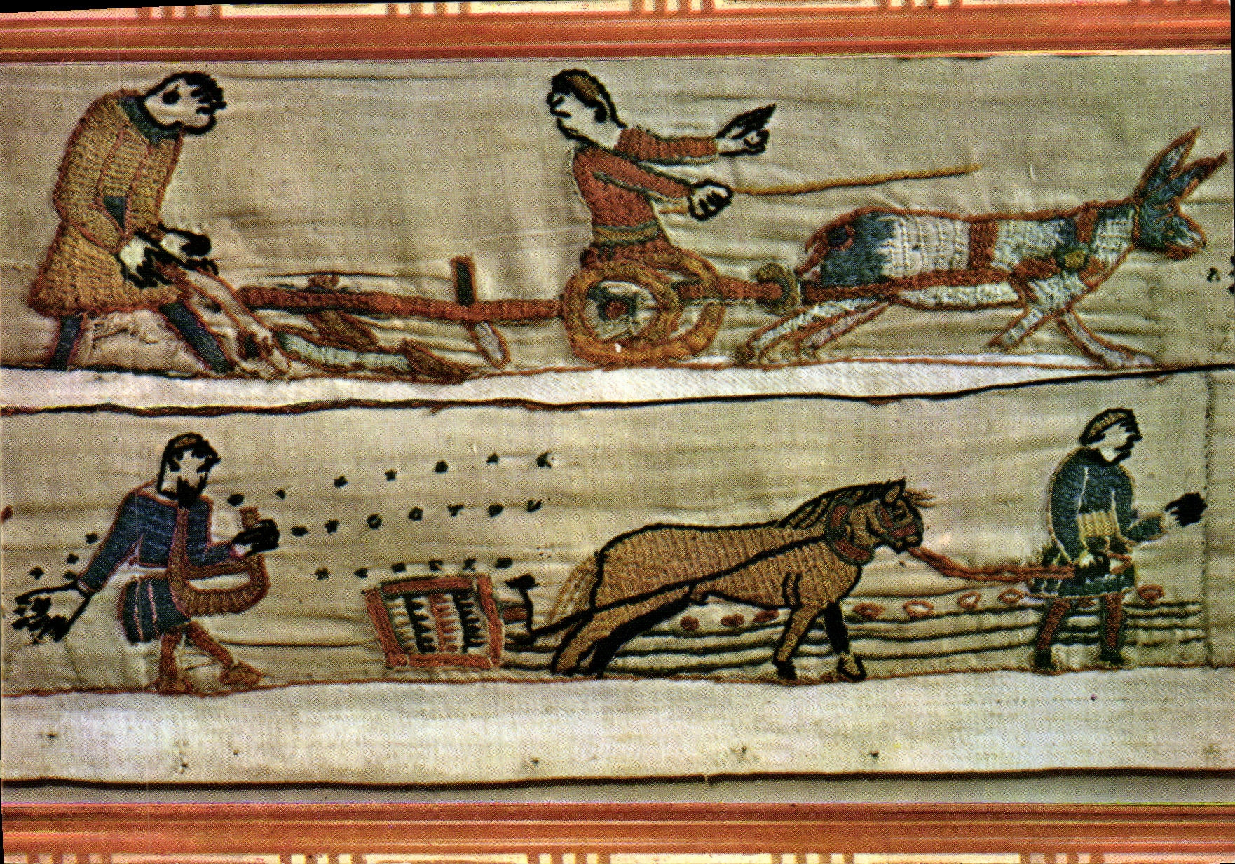 Bayeux — Tapisserie de la Reine Mathilde — Travaux de la terre
