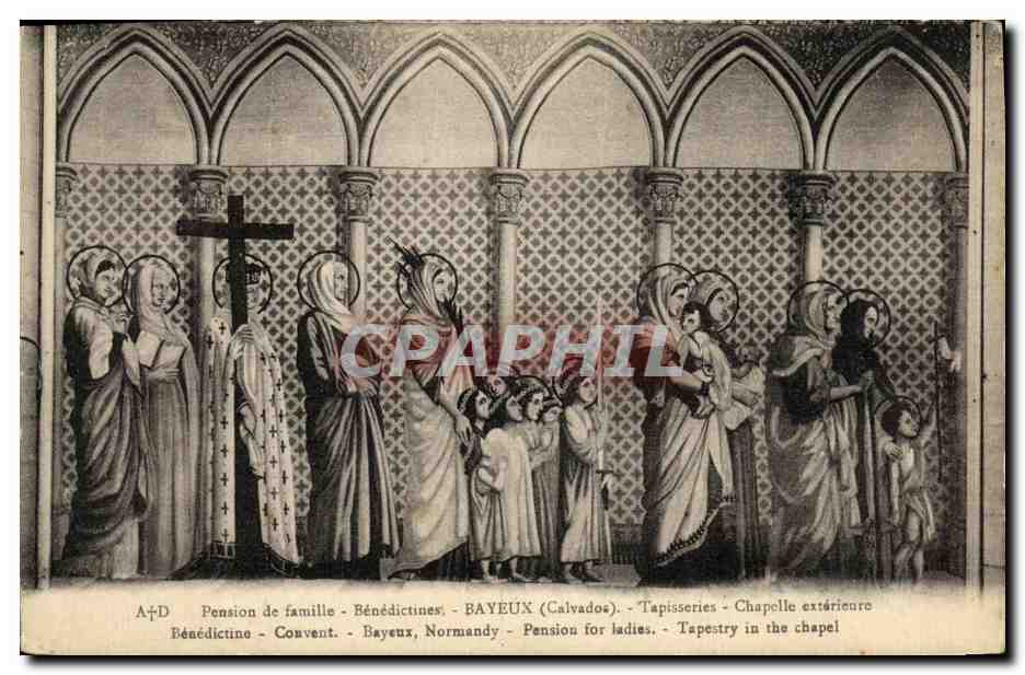 Pension de famille - Bénédictines - BAYEUX (Calvados) - Tapisseries - Chapelle extérieure