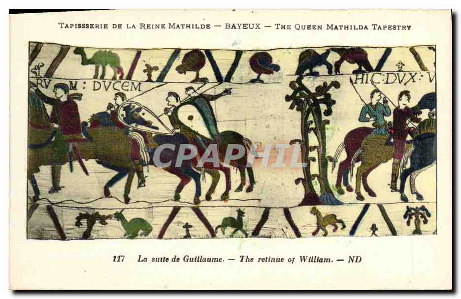 CPA Bayeux Tapisserie De La Reine Mathilde La suite de Guillaume