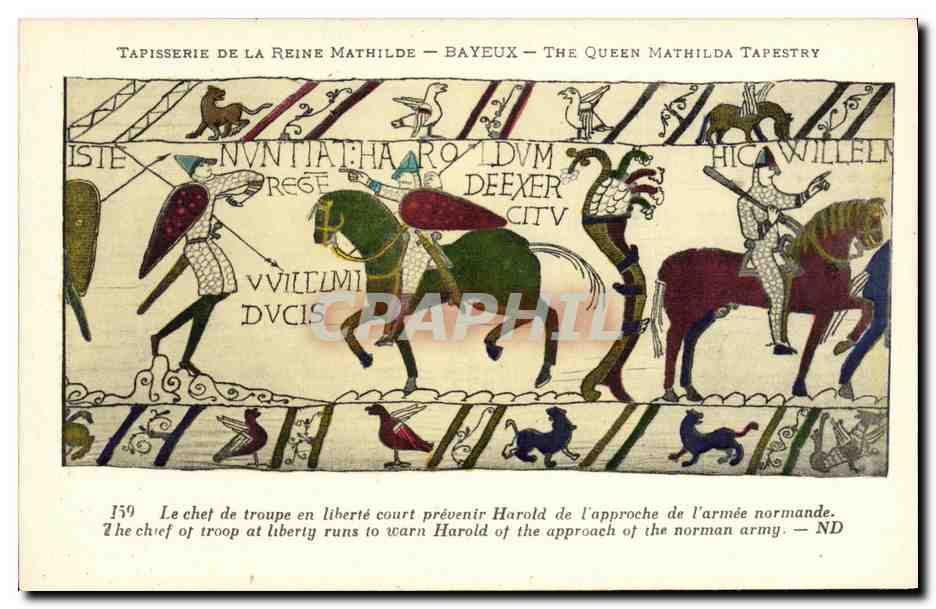 Tapisserie de la Reine Mathilde — Bayeux — The Queen Mathilda Tapestry — scène 159