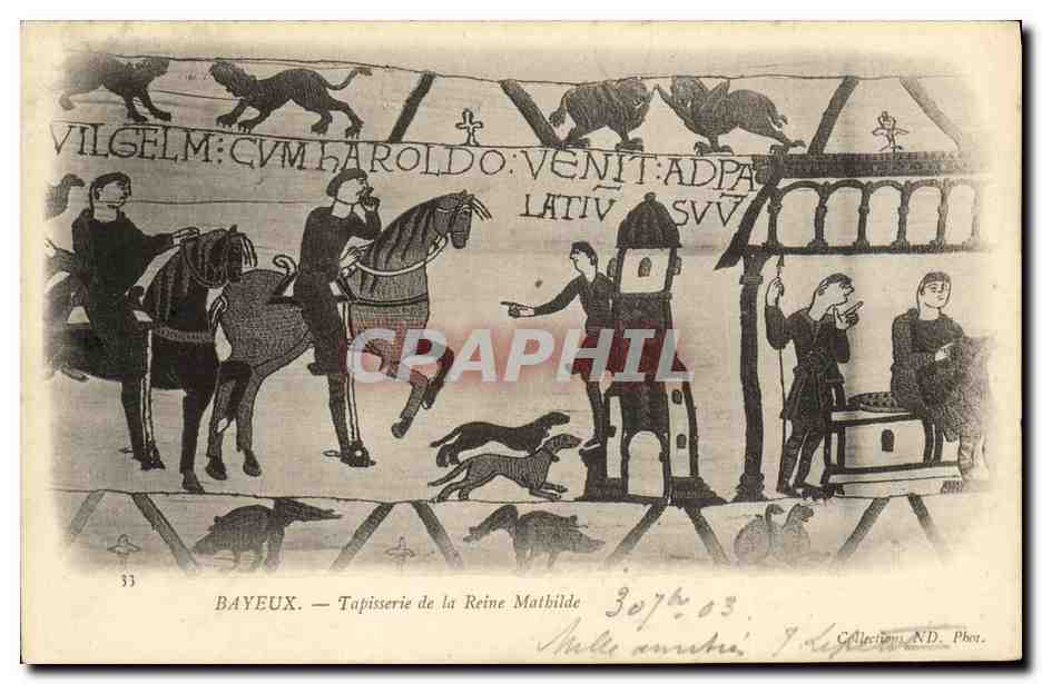 Bayeux — Tapisserie de la Reine Mathilde — Collections N.D. Phot.