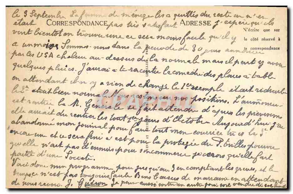 Tapisserie de Reine Mathilde - Bayeux — La flotte se dirige vers l'Angleterre — éditeur ND, n° 144 — Reverso