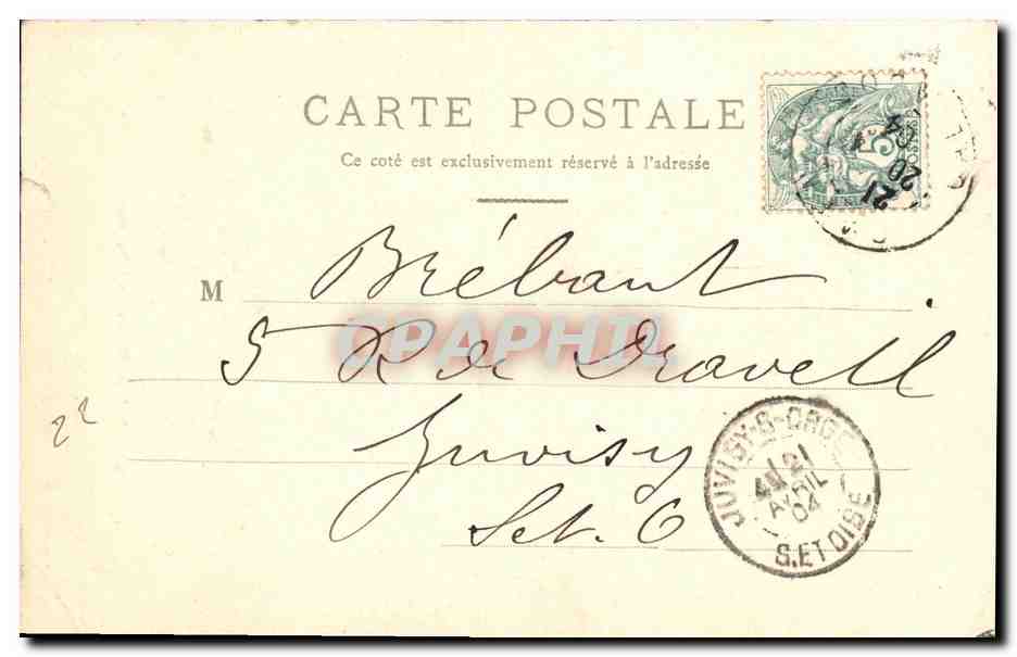 CPA Bayeux Maison du Rue Saint Malo — Verso