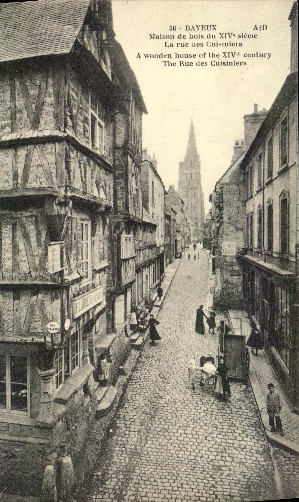 Bayeux — Maison de bois du XIVe siècle — A+D
