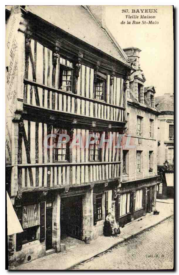 Bayeux — Vieille Maison de la Rue St-Malo — Librairie R. Deslandes