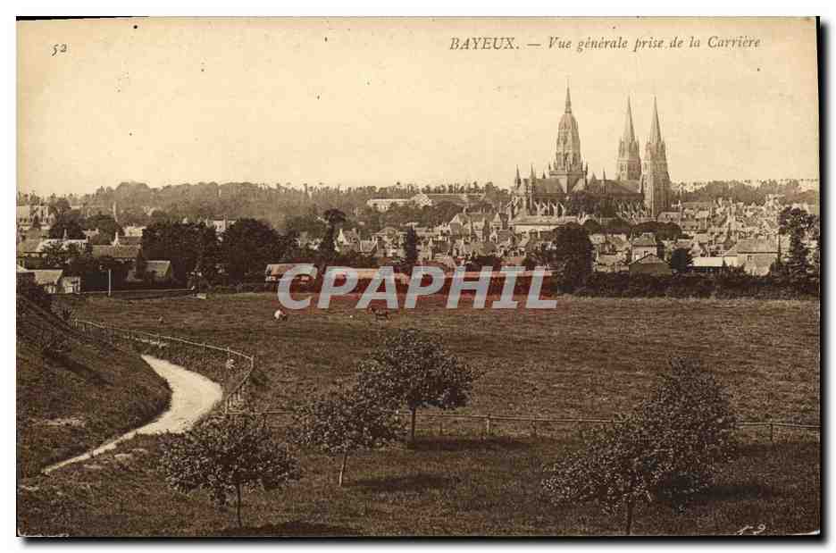Bayeux — Vue générale prise de la Carrière