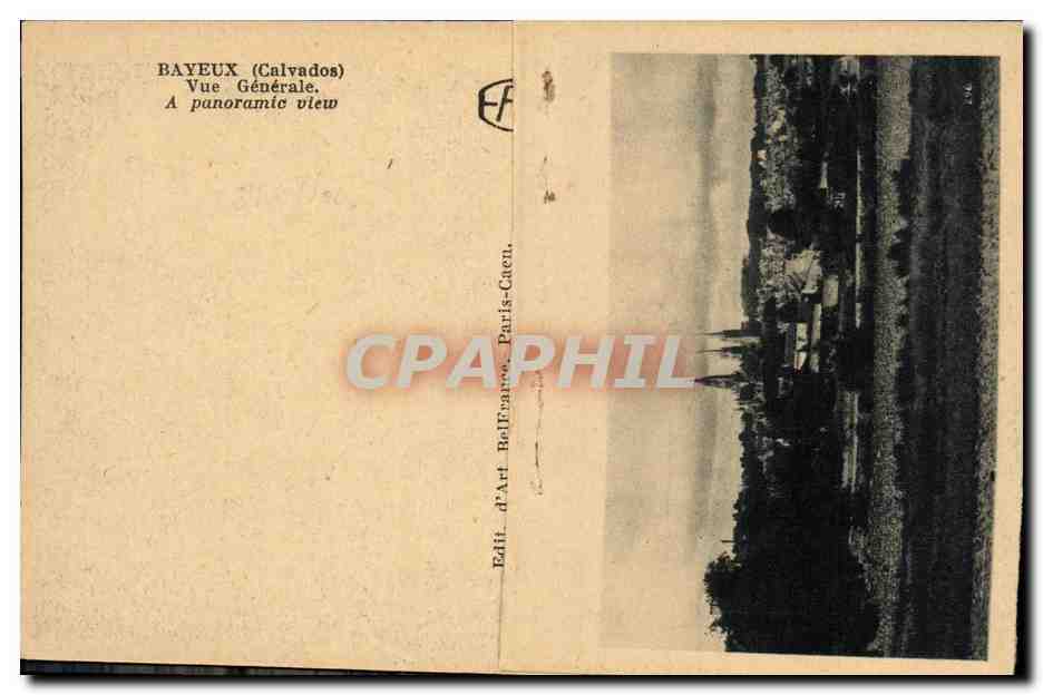 CPA Bayeux Vue Generale — Rückseite