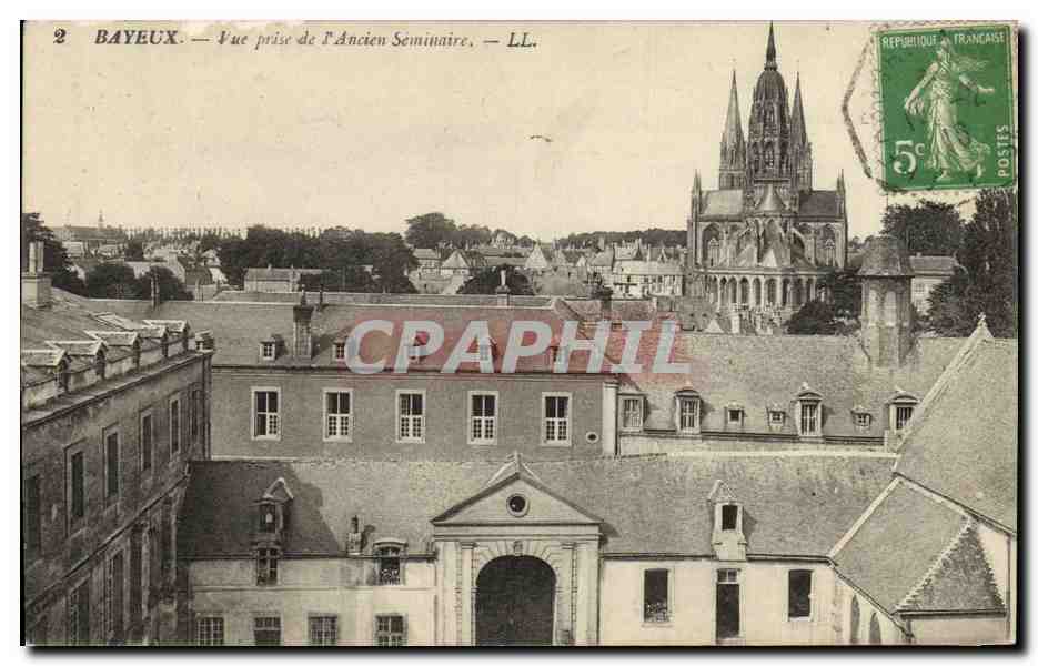 Bayeux — Vue prise de l'Ancien Séminaire — LL.