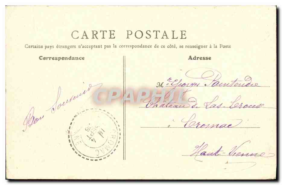 CPA Bayeux L Aure vue prise du Boulevard — Verso