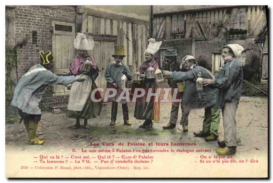 Les Cars de Falaise et leurs Lanternes — II. — Collection P. Bunel, phot.-édit., Vimoutiers (Orne) — Rep. int.