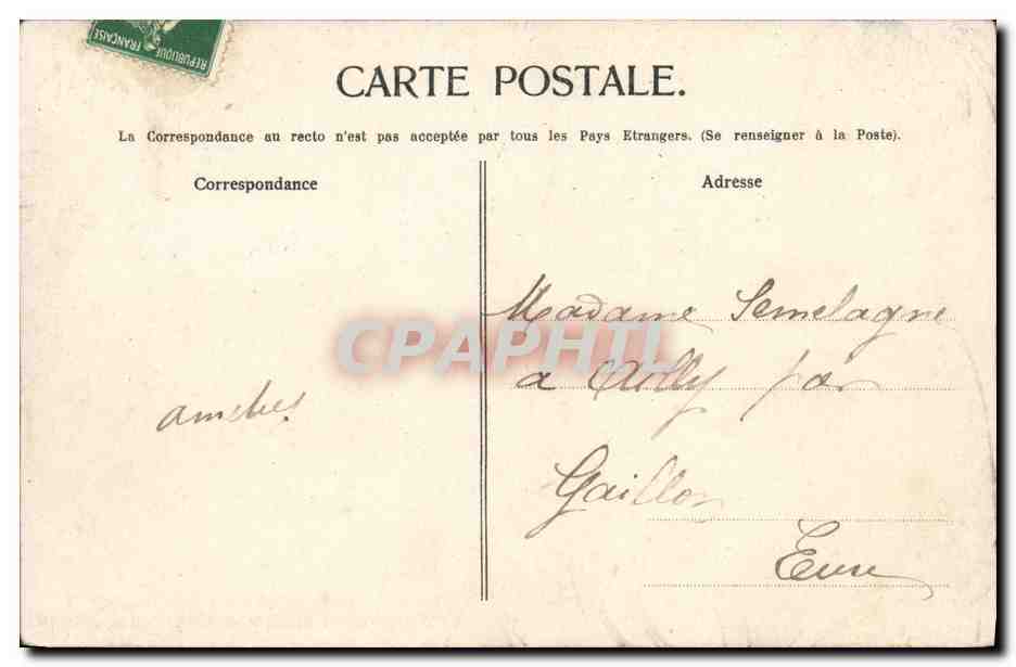 De Gars van Falaise — Besluit van de Burgemeester — Uitgaven van de Post, Nr 1 — Achterkant