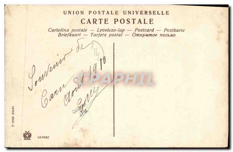 Coiffes Normandes — Falaise — editor Robnavic, serie 2010-3 — Reverso