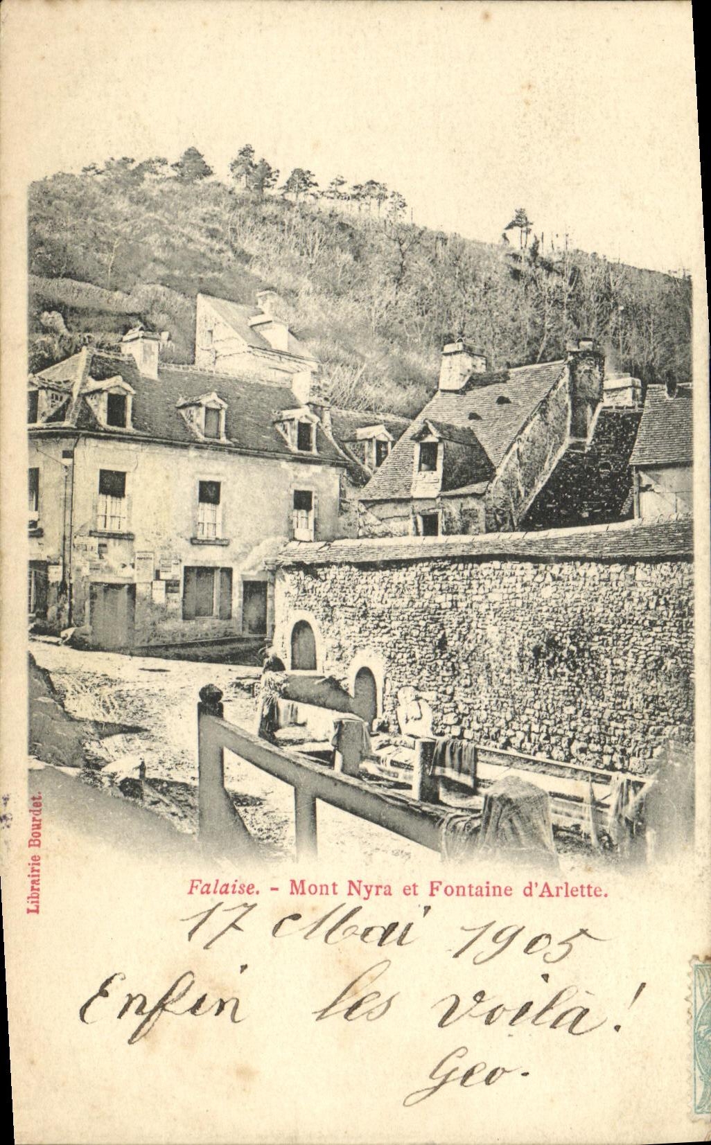 Falaise - Mont Nyra et Fontaine d'Arlette — Librairie Bourdet, n°14