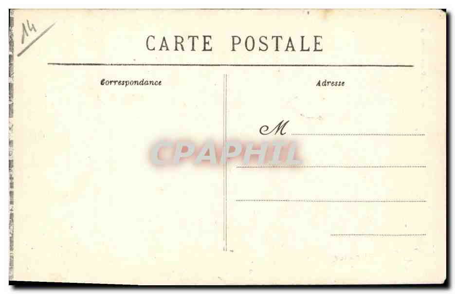 Environs de Falaise — La Fontaine beuillante au Bois de la Tour — C. Jeanne, édit.-phot. Falaise — Verso