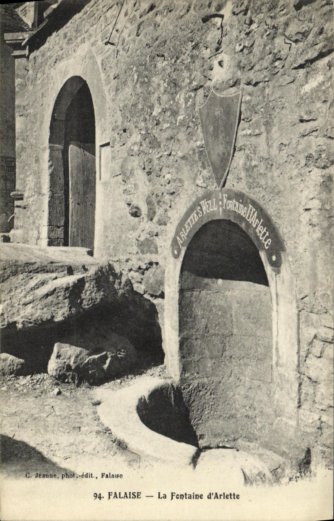 Falaise — La Fontaine d'Arlette — C. Jeanne, phot.-édit., Falaise