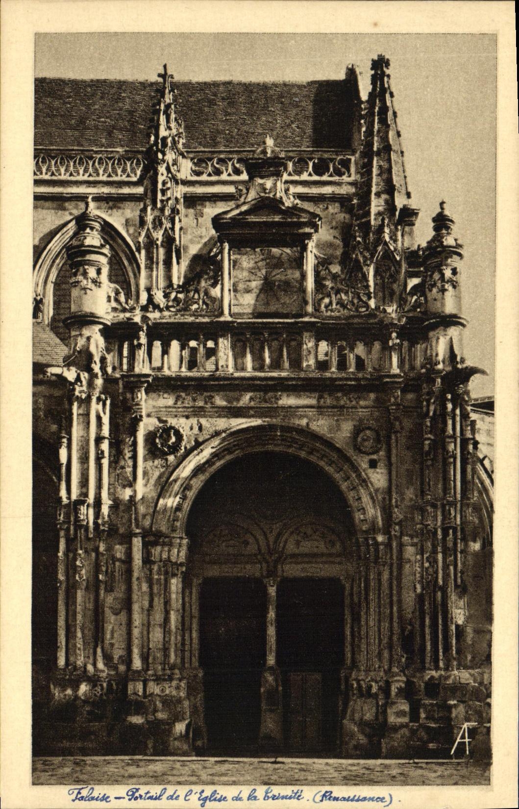 Falaise — Portail de l'Église de la Trinité (Renaissance)