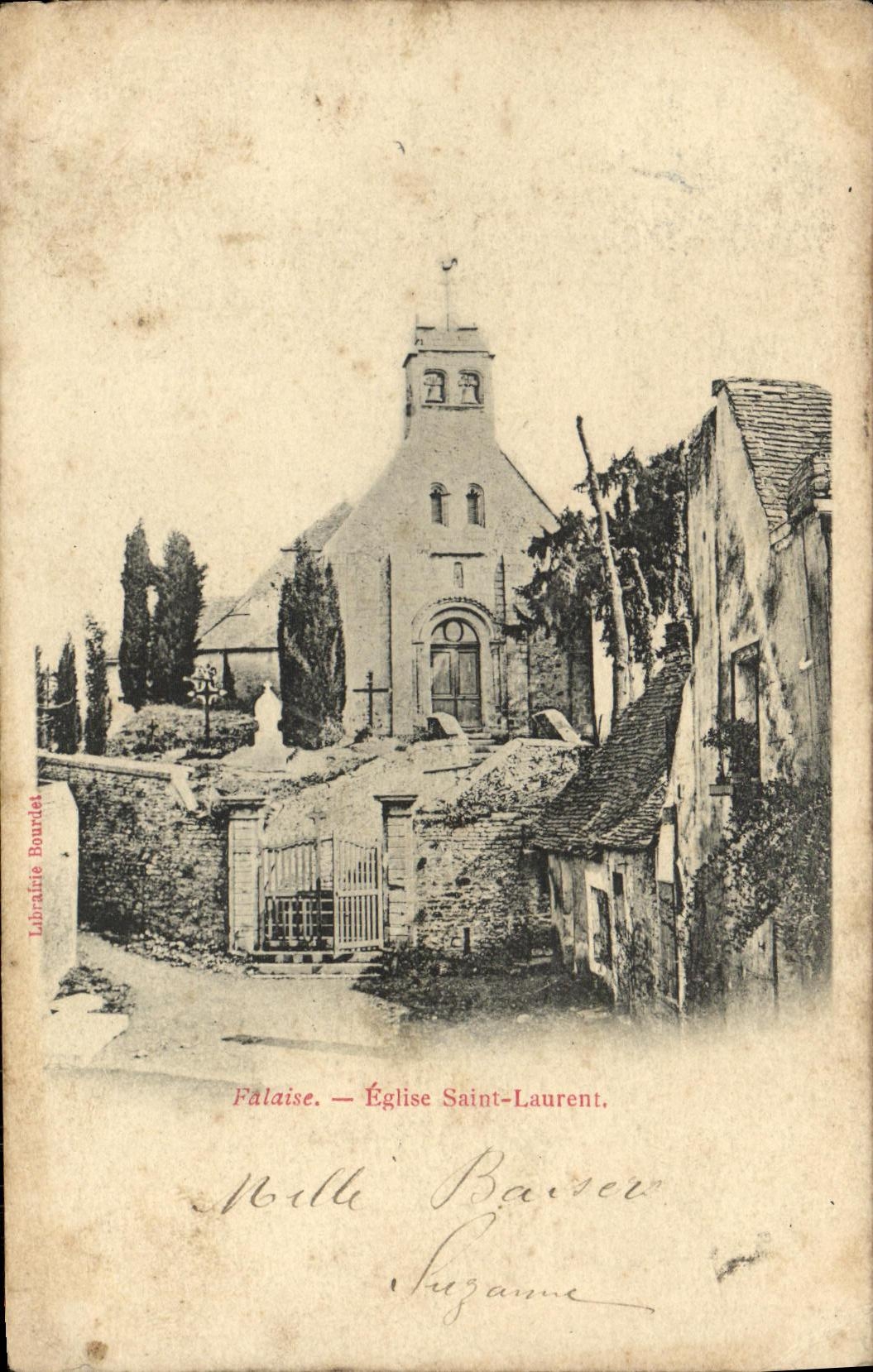 Falaise — Église Saint-Laurent — Librairie Bourdiet
