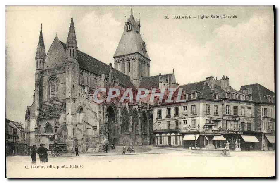 Falaise — Église Saint-Gervais — C. Jeanne, édit.-phot., Falaise