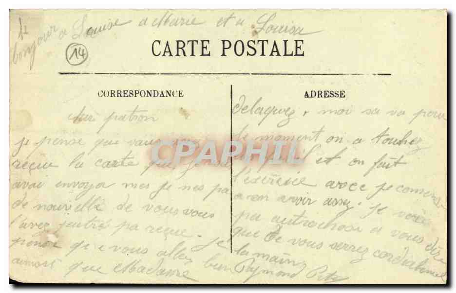 CPA Falaise Eglise de Guibray Interieur — Verso
