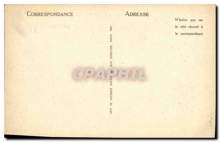 CPA Falaise Eglise de la Trinite — Rückseite