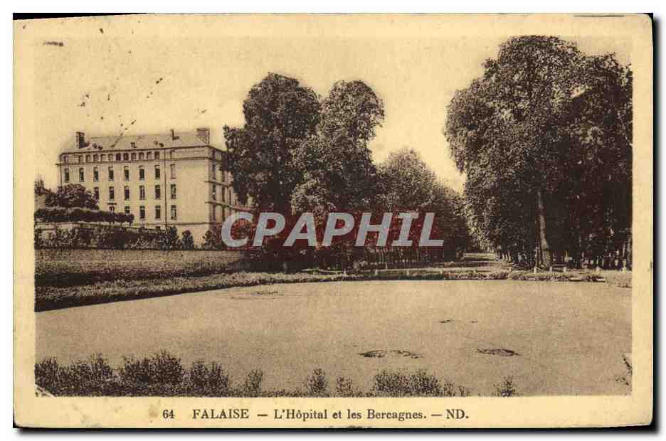 CPA Falaise L Hopital et les Bercagnes
