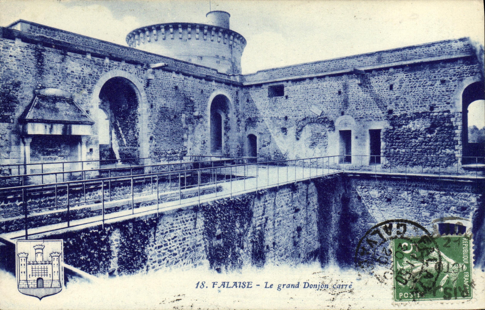 Falaise - Der große quadratische Turm — Verlag Artaud et Nozais, n° 18