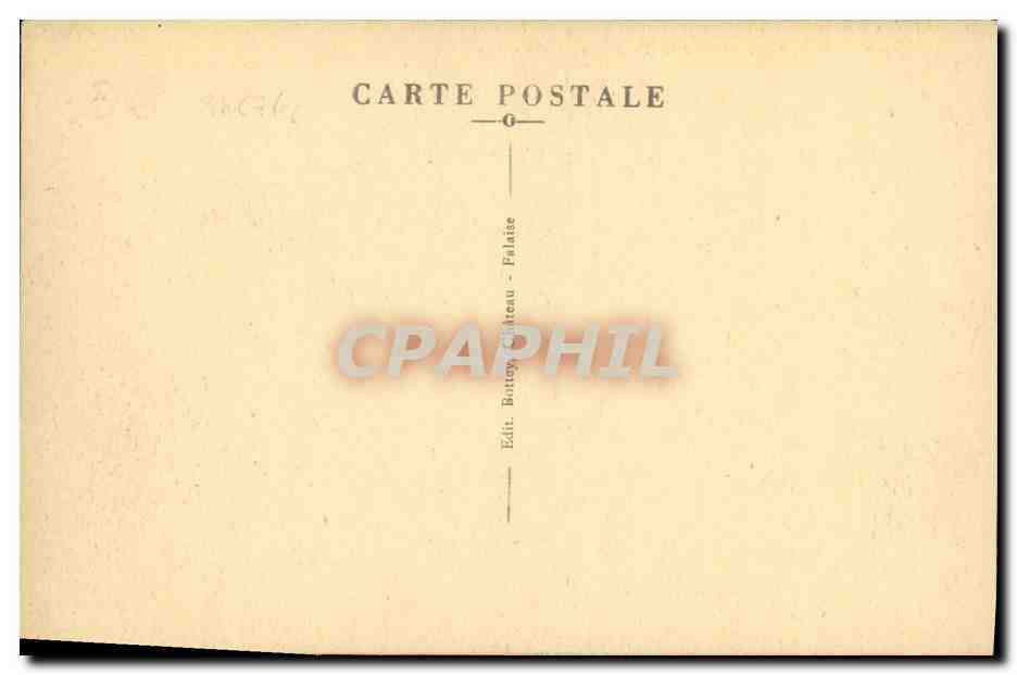 CPA Falaise Le Chateau au XVl e siecle d apres une vieille estampe — Rückseite