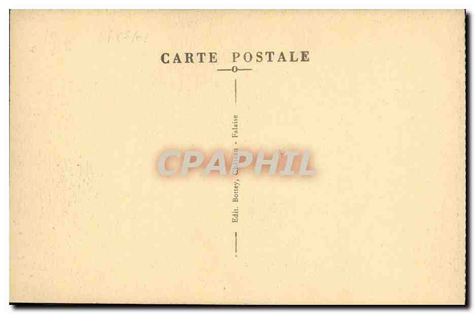 Falaise — Intérieur du Grand Donjon — Entrée principale — Edit. Borey, Falaise — Verso