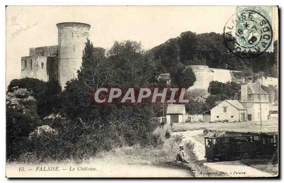 Falaise — El Castillo — Editor: La Jeune Poste, n°15 - Anverso