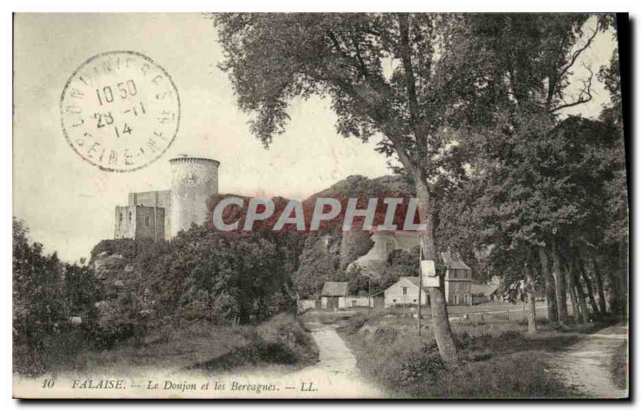 CPA Falaise Le Donjon et les Bercagnes