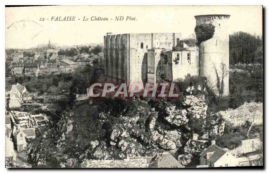 CPA Falaise Le Chateau 
