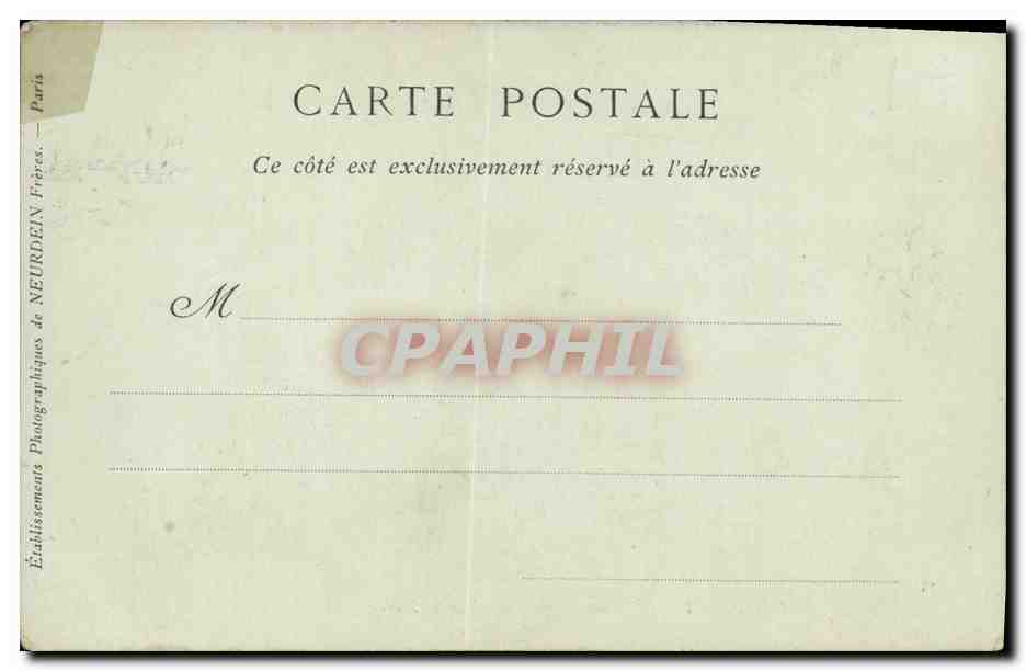 CPA Falaise La Place Saint Gervais un Jour de Marche TOP — Verso