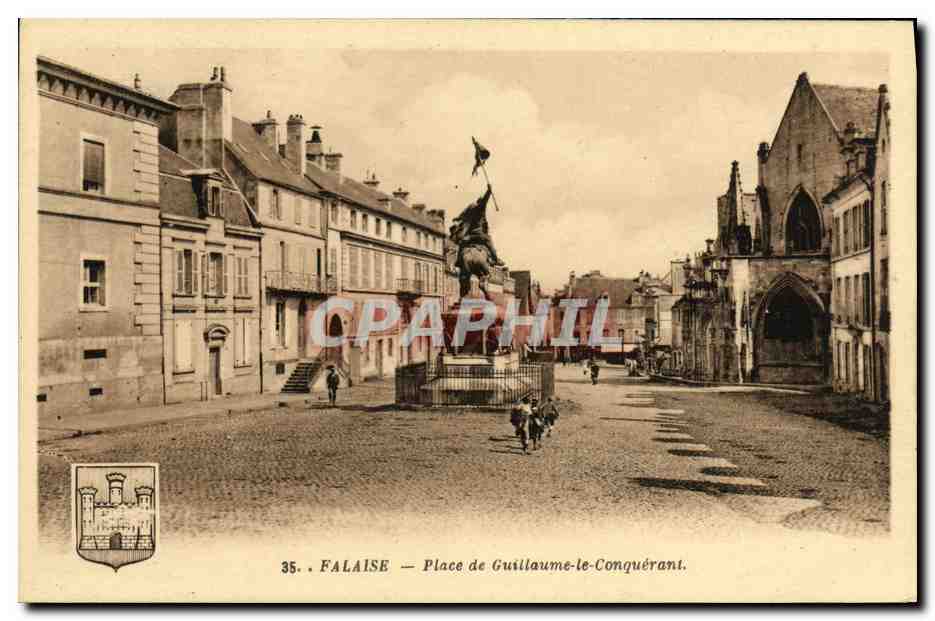 CPA Falaise Place Guillaume le Conquerant 