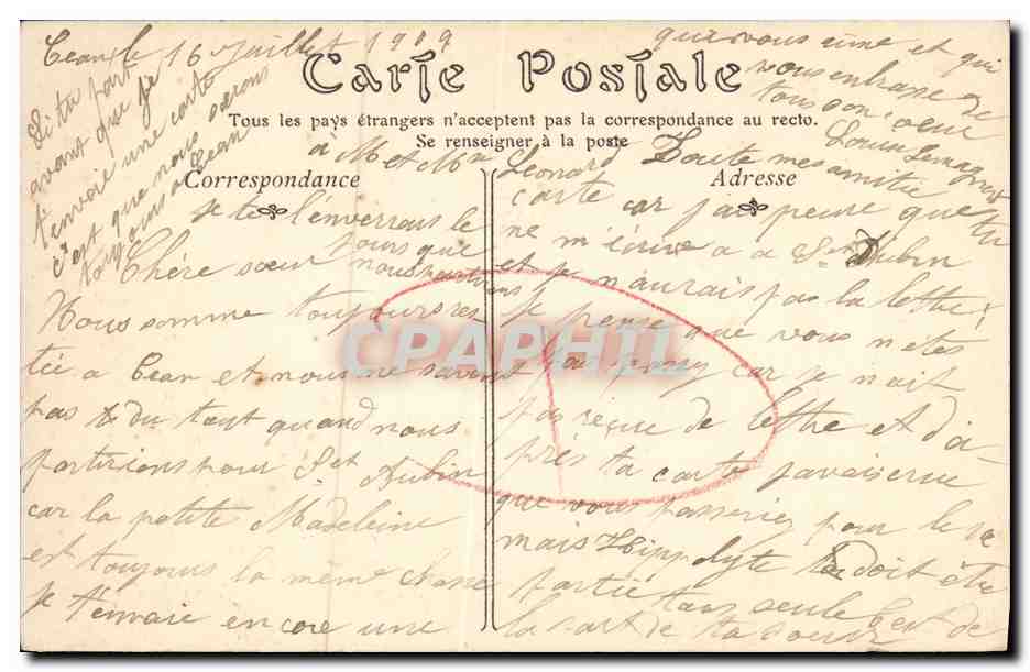Falaise — La Place Guillaume le Conquérant — ND Phot — Verso