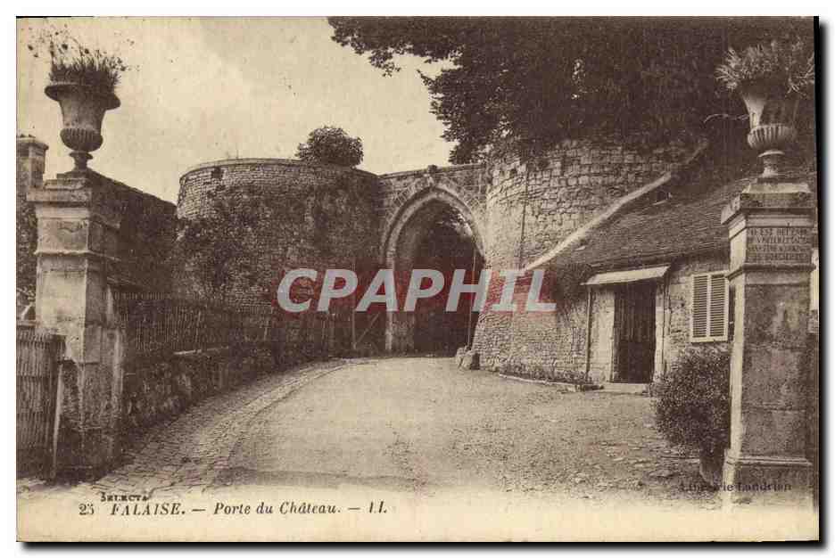 CPA Falaise Porte du Chateau