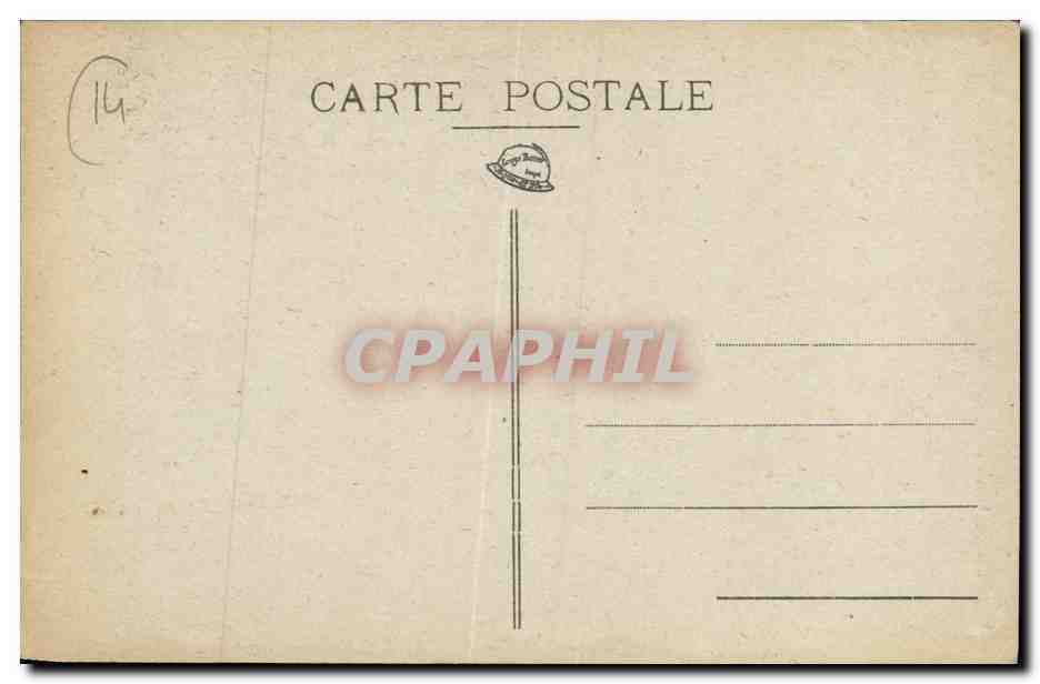 CPA Falaise Porte des Cordeliers — Verso