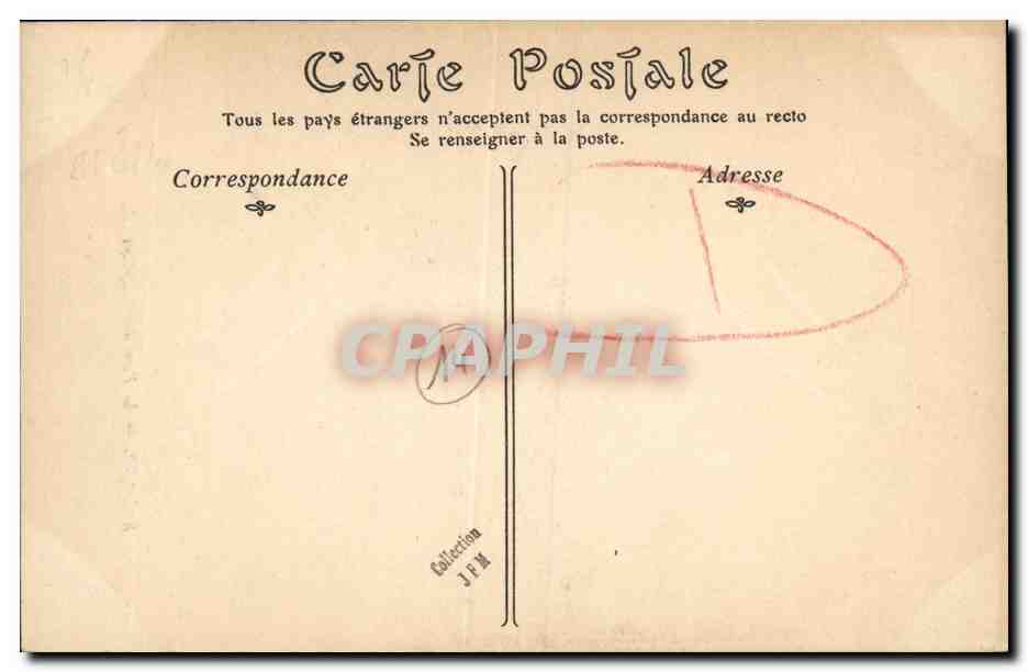 CPA Falaise La Porte des Cordeliers — Rückseite