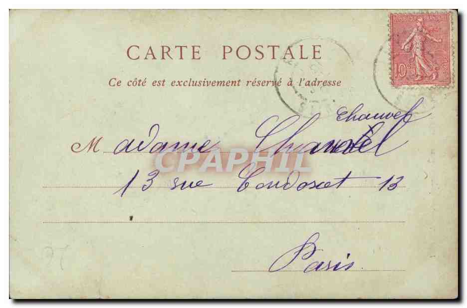 CPA Falaise Statue de Guillaume le Conquerant — Verso