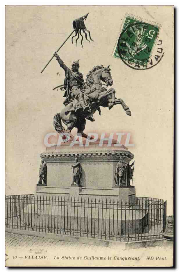 CPA Falaise La Statue de Guillaume le Conquerant