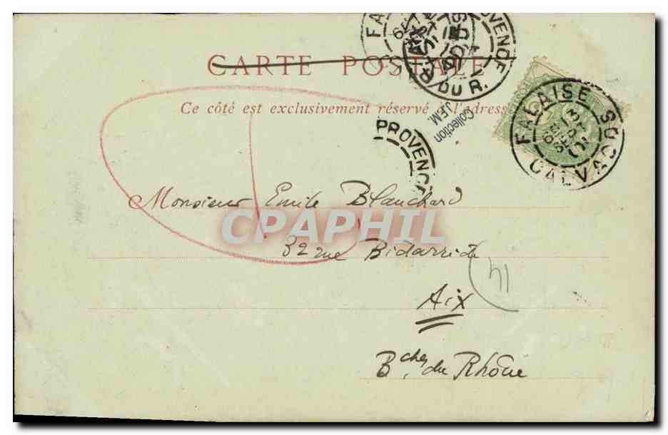 Falaise — Les Maisons Blanches & le Val d'Ante — ND. Ehot — Verso