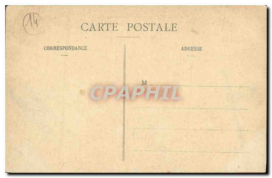 CPA Falaise Vue prise du Chateau — Rückseite