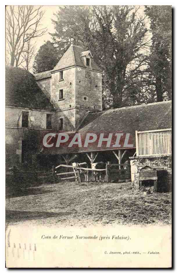 Rincón de una granja normanda (cerca de Falaise) — C. Jeanne, fotógrafo-editor, Falaise