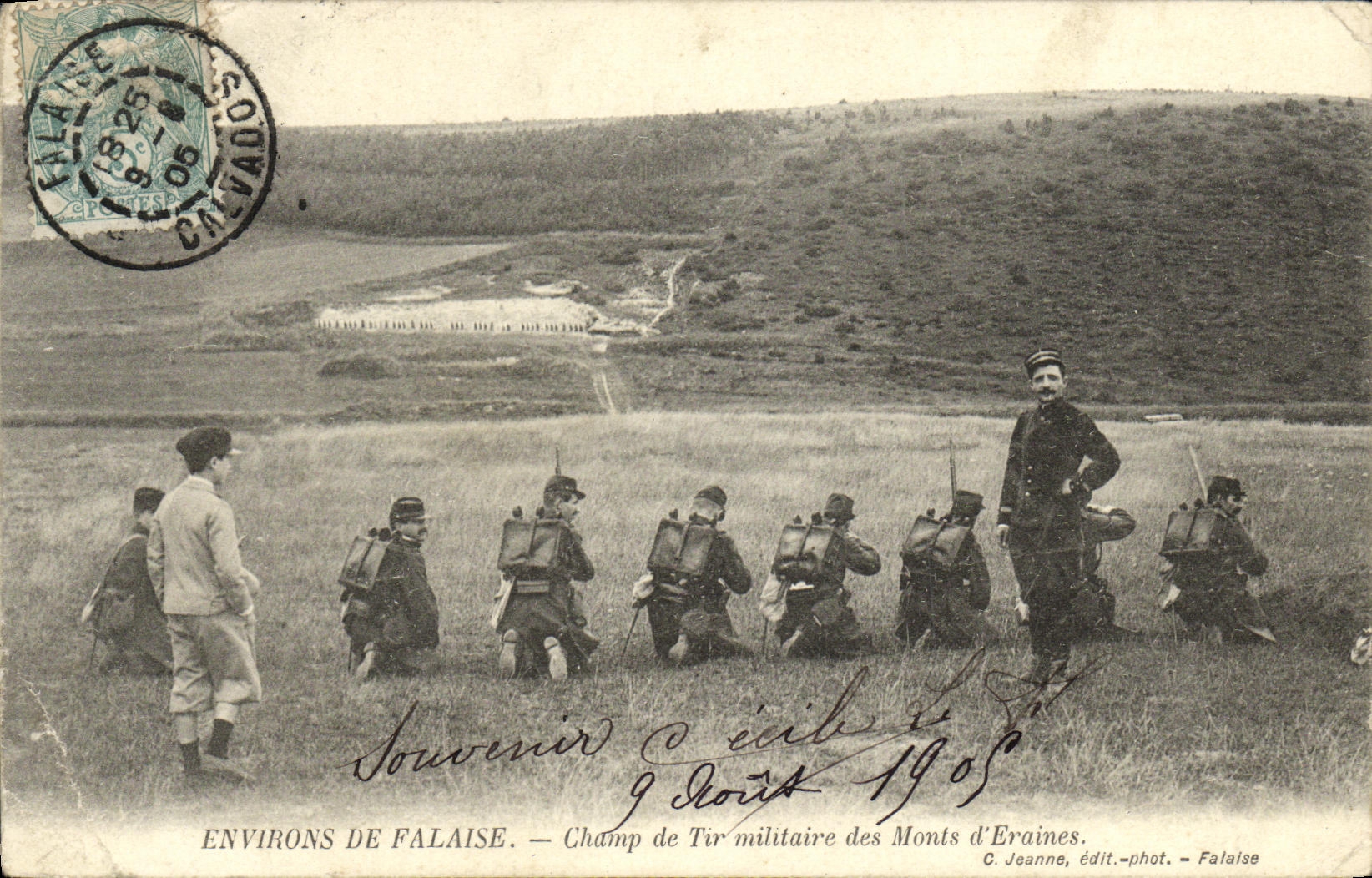 CPA Environs de Falaise Champ de Tir militaire des Monts d Eraines