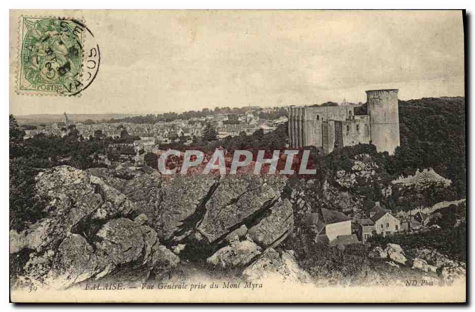FALAISE — Vue Générale prise du Mont Myra — N.D. Phui