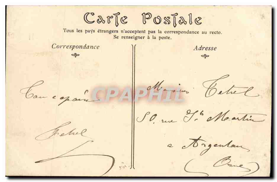 FALAISE — Vue Générale prise du Mont Myra — N.D. Phui — Verso
