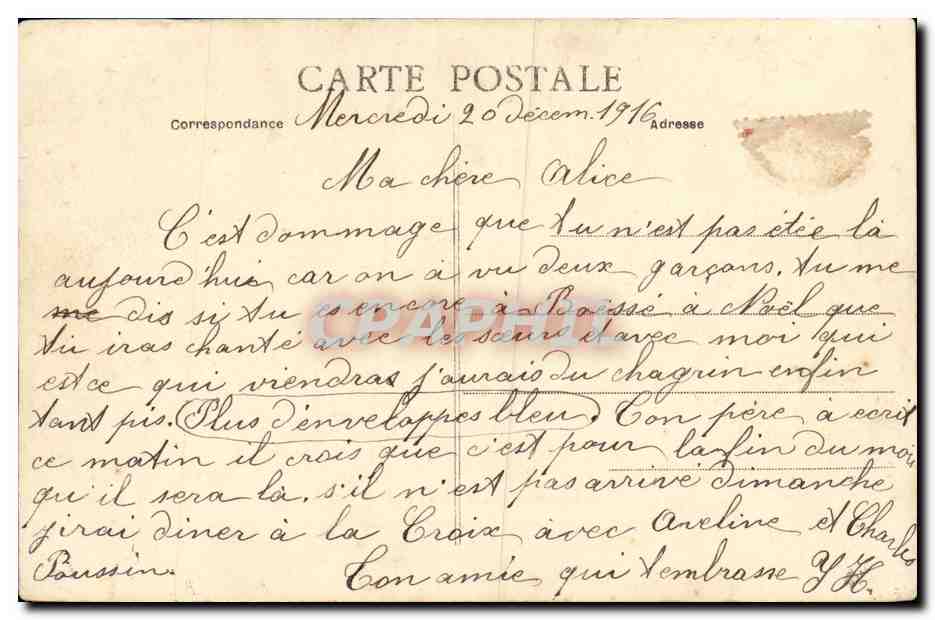 Los hombres de Falaise y sus linternas — Colección P. Bunel, fotógrafo-editor, Vimoutiers (Orne) — n° 1681 — Reverso