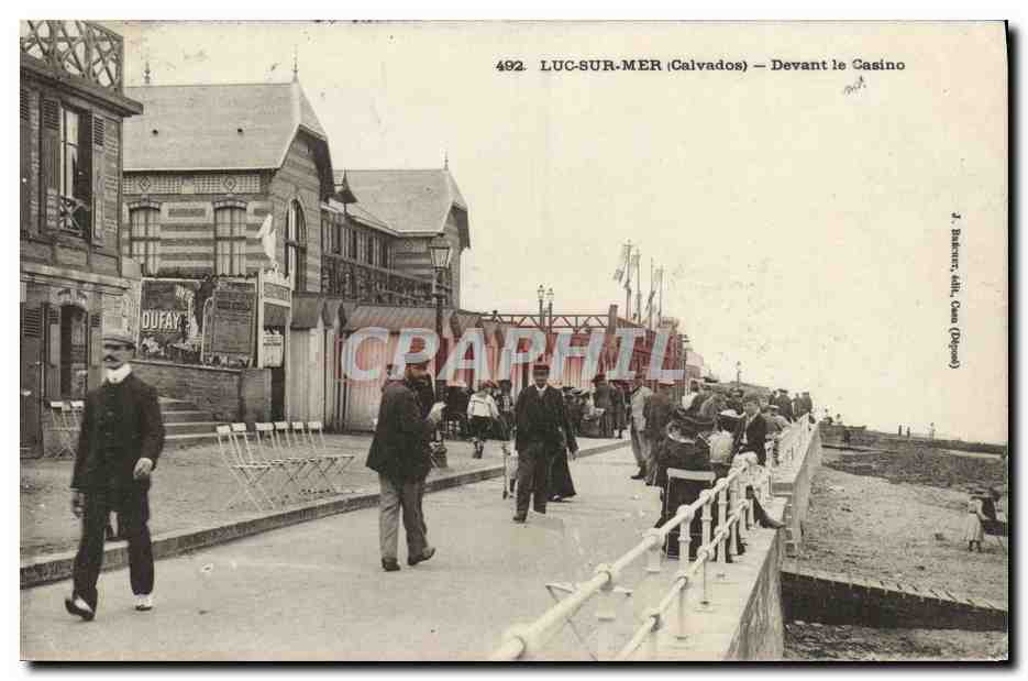 CPA Luc Sur Mer Le Casino Devant le