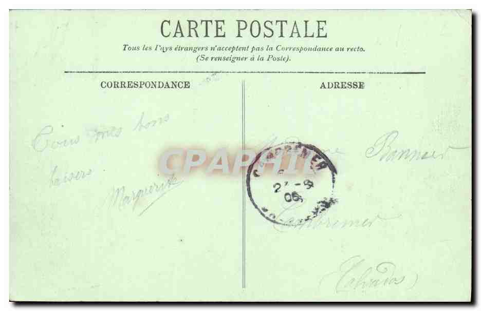 CPA Luc Sur Mer Le Casino et les jardins  — Verso